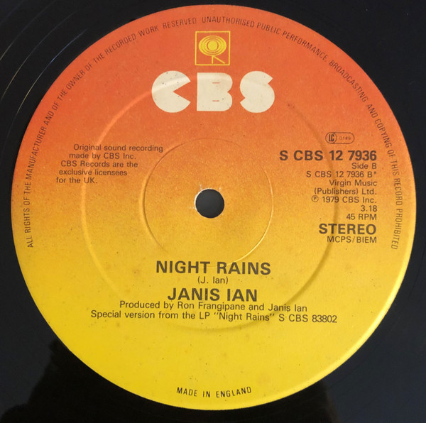 Janis Ian - Fly Too High | CBS (S CBS 12-7936) - 2