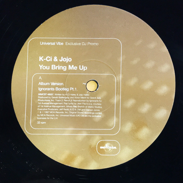 K-Ci & JoJo - You Bring Me Up | Universal (WMCST 48057) - 2
