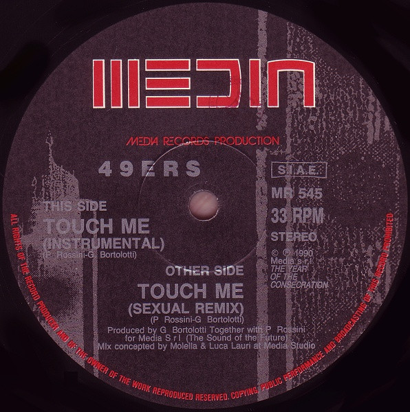 49ers - Touch Me (Remix) | Media Records (MR 545)