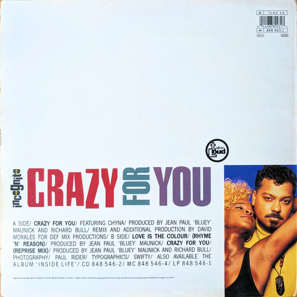 Incognito - Crazy For You | Talkin' Loud (TLKX 14) - 2 Incognito - Crazy For You | Talkin' Loud (TLKX 14) - 2