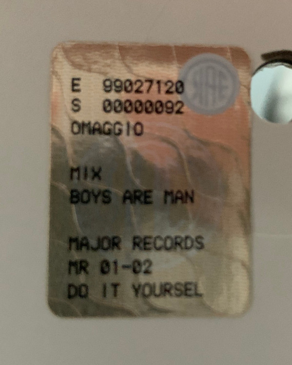Magneto Fx - Boys Are Man | Major Records (Mr 01-02) - 2