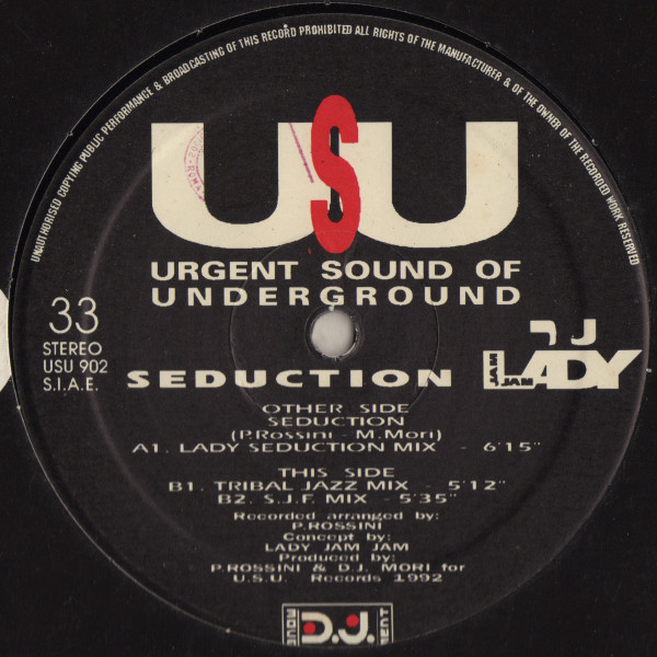 Lady Jam Jam - Seduction | Urgent Sound Of Underground (USU 902) - 2 Lady Jam Jam - Seduction | Urgent Sound Of Underground (USU 902) - 2
