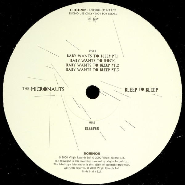 The Micronauts - Bleep To Bleep | Science (QEDLPDJ4) - 2 The Micronauts - Bleep To Bleep | Science (QEDLPDJ4) - 2