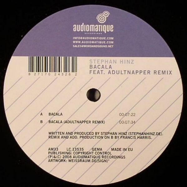 Stephan Hinz - Bacala | Audiomatique Recordings (AM33) - main