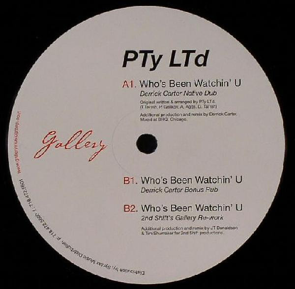 PTy LTd - Who's Been Watchin' U? | Gallery (GMG 002)