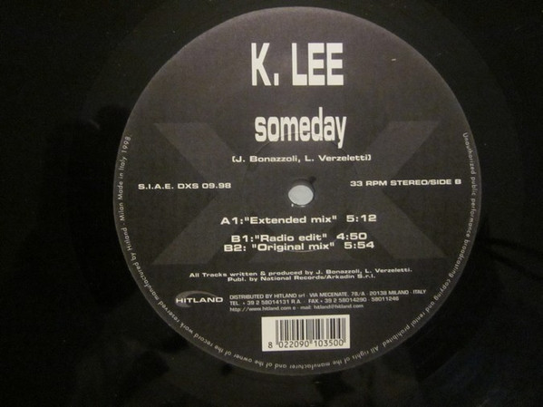 K. Lee - Someday | Dance Excess (DXS 09.98)
