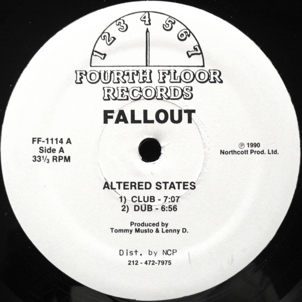 Fallout - Altered States / The Morning After (1990 Remix) | Fourth Floor Records (FF-1114) - main