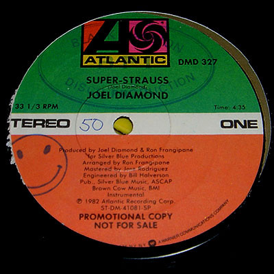 Joel Diamond - Super-Strauss / Cheek To Cheek | Atlantic (DMD 327)