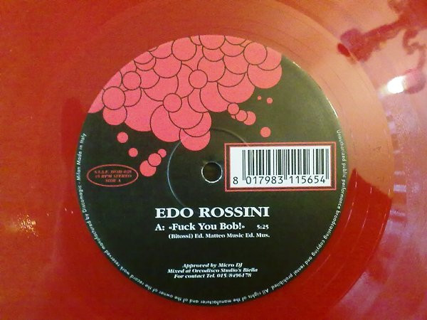Edo Rossini - Fuck You Bob | House Of Music (HOM 038) - 2