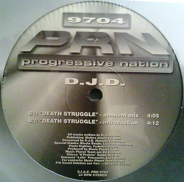 D.J.D. - Death Struggle | Progressive N (PRN 9704)