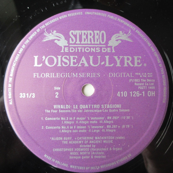 Le Quattro Stagioni = The Four Seasons = Die Vier Jahreszeiten = Les Quatre Saisons