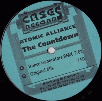 Atomic Alliance - The Countdown | Cases Records (CASES 4) - main