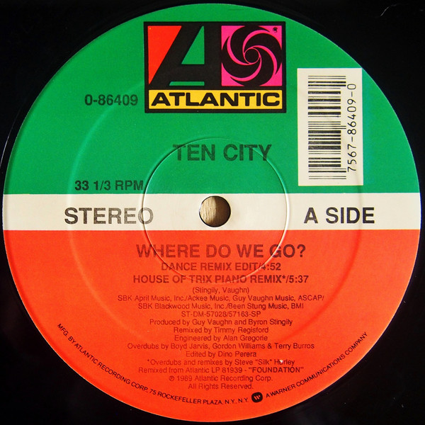 Ten City - Where Do We Go? | Atlantic (0-86409) - 3 Ten City - Where Do We Go? | Atlantic (0-86409) - 3