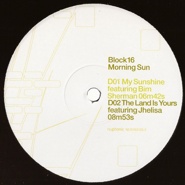 Block 16 - Morning Sun | Nuphonic (NUX 163) - 5 Block 16 - Morning Sun | Nuphonic (NUX 163) - 5