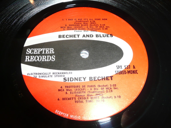Sidney Bechet - Bechet And Blues | Scepter Records (SPX-537) - 3 Sidney Bechet - Bechet And Blues | Scepter Records (SPX-537) - 3