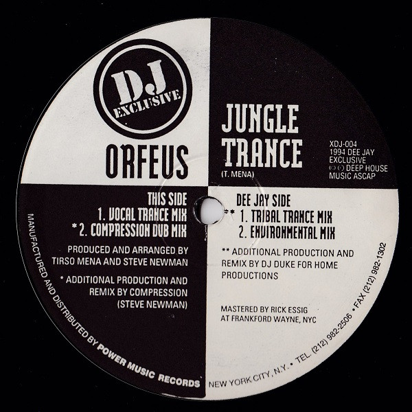 Orfeus - Jungle Trance | DJ Exclusive (XDJ-004)