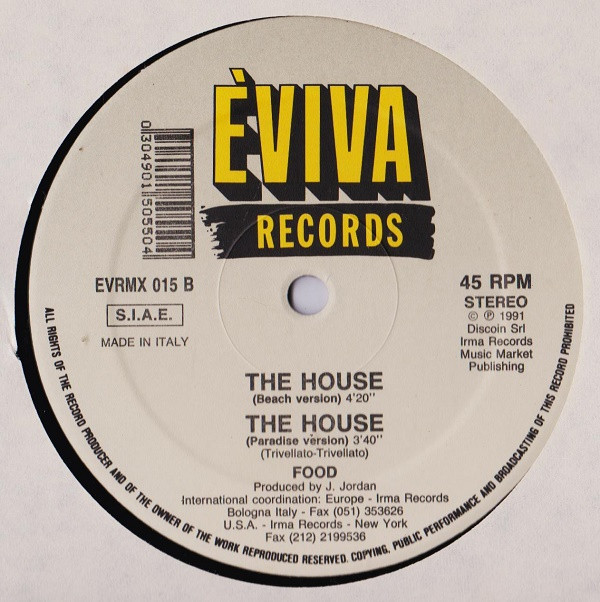 Food - The House | Èviva Records (EVRMX 015) - 4 Food - The House | Èviva Records (EVRMX 015) - 4