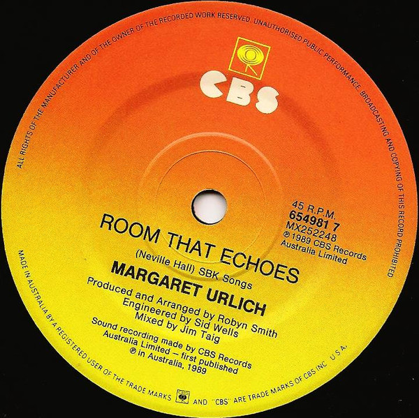 Margaret Urlich - Number One (Remember When We Danced All Night) | CBS (654981 7) - 4 Margaret Urlich - Number One (Remember When We Danced All Night) | CBS (654981 7) - 4