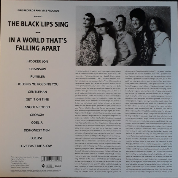 The Black Lips - In A World That's Falling Apart | Fire Records (FIRELP573) - 2 The Black Lips - In A World That's Falling Apart | Fire Records (FIRELP573) - 2