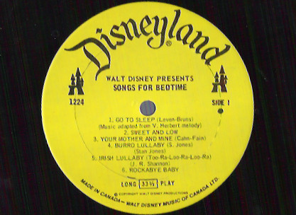 Various - Walt Disney Presents Songs For Bedtime | Disneyland (1224) - 3
