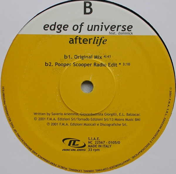 Edge Of Universe Feat. Dominick - After Life | No Colors (NC 22567-0105/0) - 4 Edge Of Universe Feat. Dominick - After Life | No Colors (NC 22567-0105/0) - 4