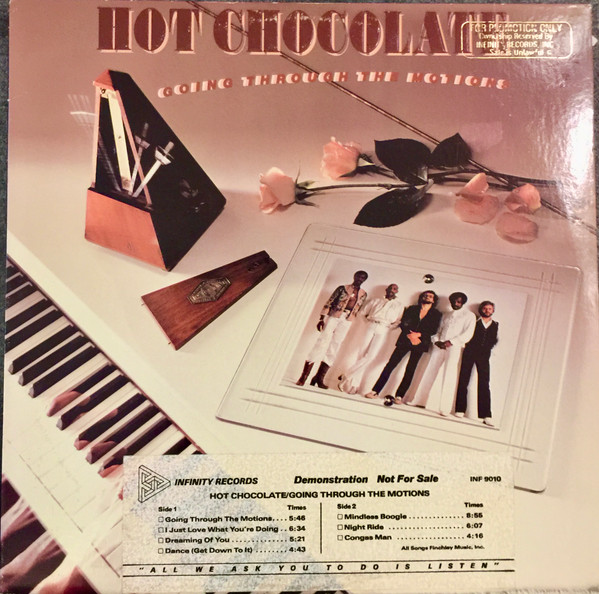 Hot Chocolate - Going Through The Motions | Infinity Records (INF 9010) - main Hot Chocolate - Going Through The Motions | Infinity Records (INF 9010) - main