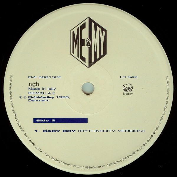 Me & My - Baby Boy | Medley Records (EMI 8681306) - 4
