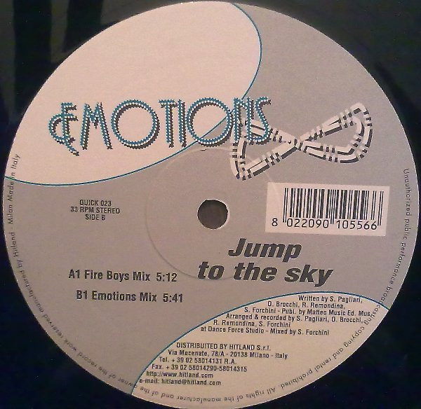 Emotions - Jump To The Sky | Quick (QUICK 023) - main