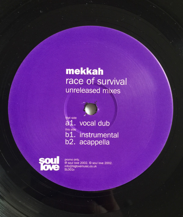 Mekkah - Race Of Survival | Soul Love (SL001x) - main