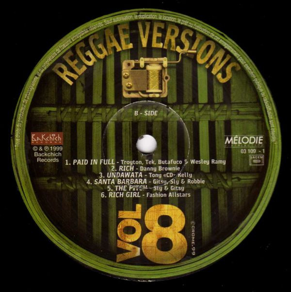 Various - Reggae Chich Vol.8 "The Versions" | Bakchich Records (03 109-1) - 2 Various - Reggae Chich Vol.8 "The Versions" | Bakchich Records (03 109-1) - 2