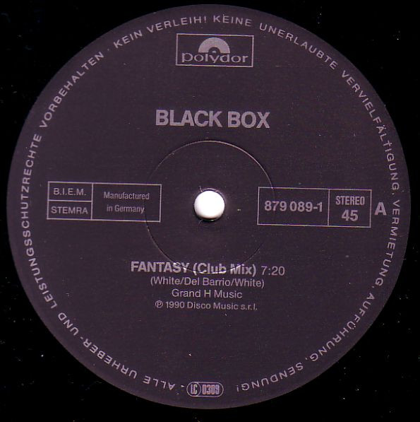 Black Box - Fantasy | Polydor (879 089-1) - 3
