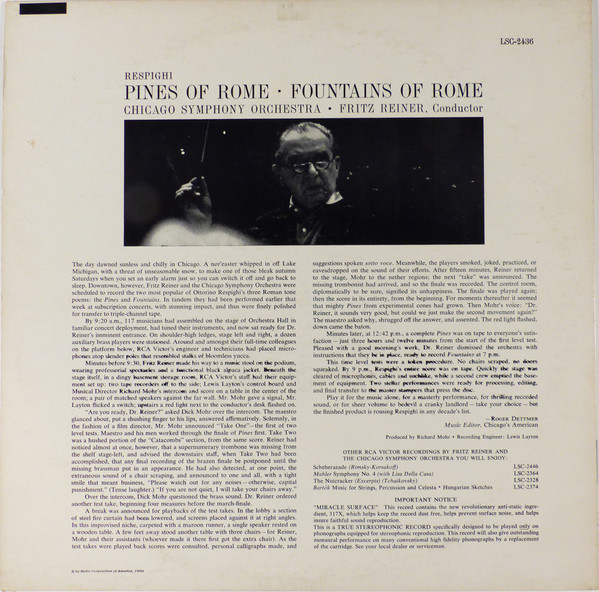 Pines Of Rome / Fountains Of Rome