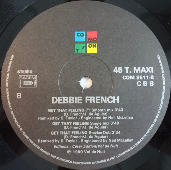Debbie French - Get That Feeling | Comotion (COM 9511-8) - 4 Debbie French - Get That Feeling | Comotion (COM 9511-8) - 4