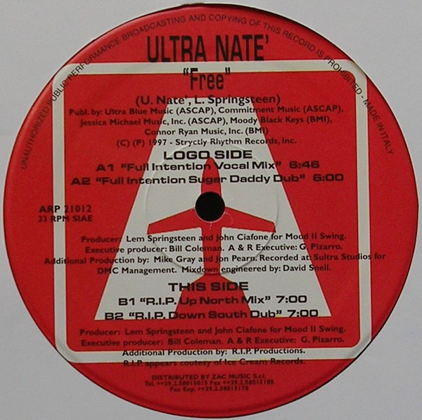 Ultra Naté - Free | Airplane! Records (ARP 21012) - 4
