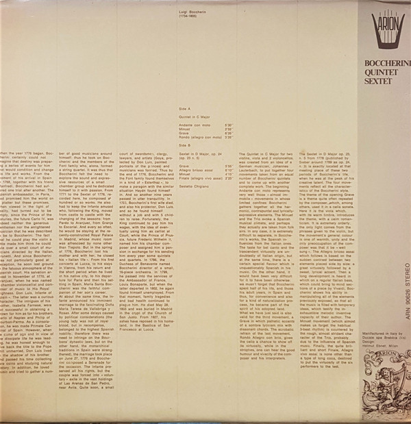 Quintet In C / Sextet, Op. 24