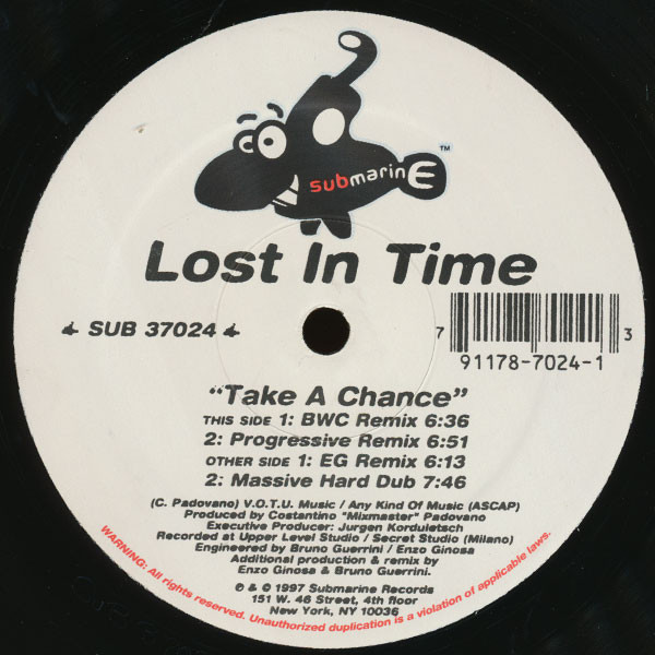 Lost In Time - Take A Chance | Submarine (SUB 37024) - main Lost In Time - Take A Chance | Submarine (SUB 37024) - main
