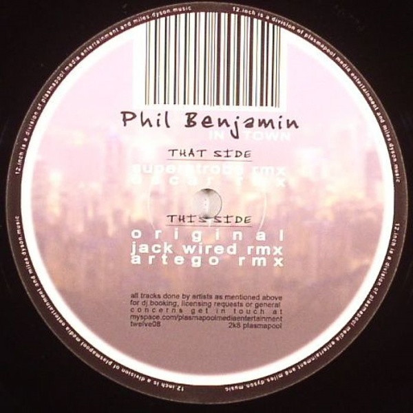 Phil Benjamin - In Town | 12.Inch.Recordings (twelve08) - 2 Phil Benjamin - In Town | 12.Inch.Recordings (twelve08) - 2