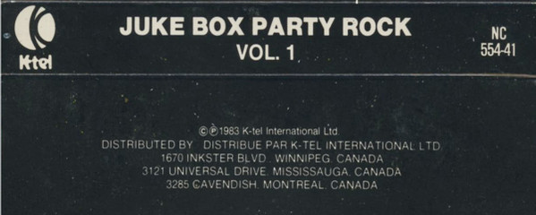 Various - Juke Box Party Rock Vol. 1 | K-Tel (NC-554-41) - 2 Various - Juke Box Party Rock Vol. 1 | K-Tel (NC-554-41) - 2