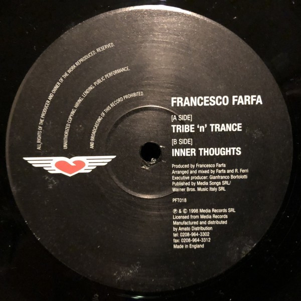 Francesco Farfa - Tribe 'n' Trance | Plastic Fantastic (PFT018) - 2
