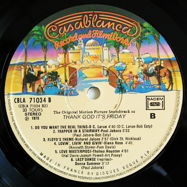 Various - Thank God It's Friday (The Original Motion Picture Soundtrack) | Casablanca (CBLA 71034) - 6