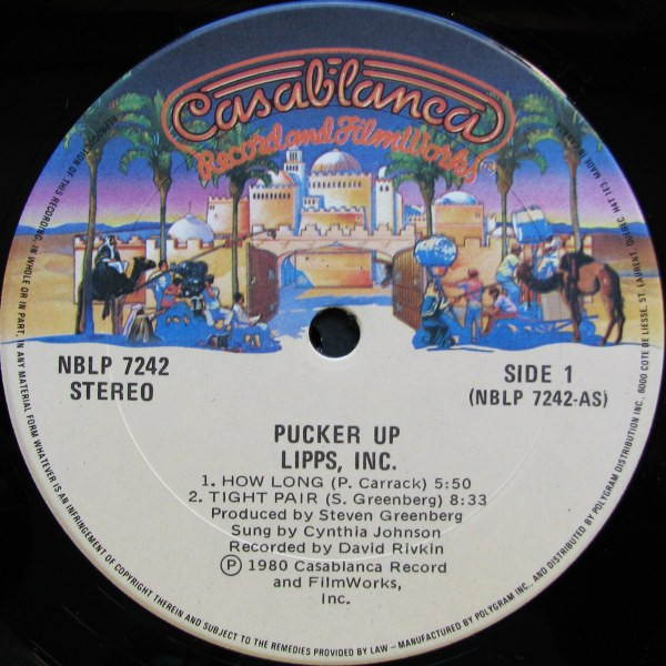 Lipps, Inc. - Pucker Up [Vinyl] | Casablanca (NBLP 7242) - 3