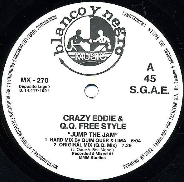 Crazy Eddie + Q.Q. Freestyle - Jump The Jam | Blanco Y Negro (MX-270) - 3 Crazy Eddie + Q.Q. Freestyle - Jump The Jam | Blanco Y Negro (MX-270) - 3