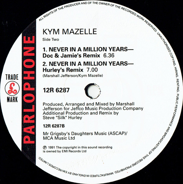 Kym Mazelle - No One Can Love You More Than Me | Parlophone (12R 6287) - 4 Kym Mazelle - No One Can Love You More Than Me | Parlophone (12R 6287) - 4