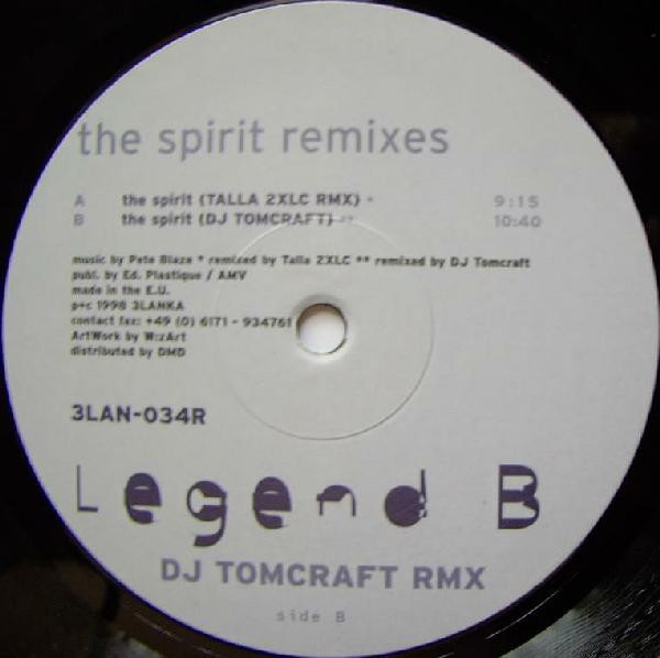 Legend B - The Spirit (Remixes) | 3 Lanka (3LAN-034R) - 4