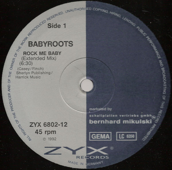 Babyroots - Rock Me Baby | ZYX Records (ZYX 6802-12) - 3 Babyroots - Rock Me Baby | ZYX Records (ZYX 6802-12) - 3
