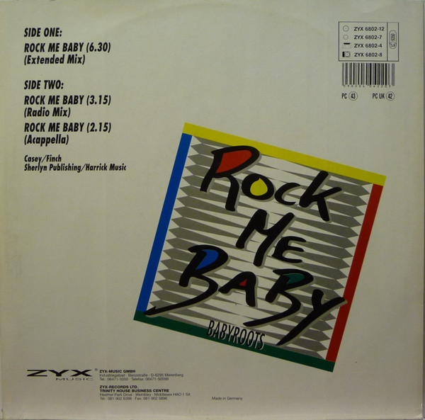 Babyroots - Rock Me Baby | ZYX Records (ZYX 6802-12) - 2 Babyroots - Rock Me Baby | ZYX Records (ZYX 6802-12) - 2