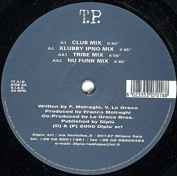 Soweto Funk - Bono | T.P. Records (TT 018) - 2 Soweto Funk - Bono | T.P. Records (TT 018) - 2