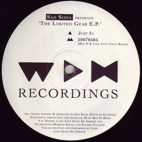 San Soda - The Limited Gear E.P. | We Play House Recordings (WPH 001) - main