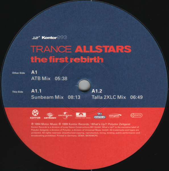 Trance Allstars - The First Rebirth | Kontor Records (Kontor093) - 4 Trance Allstars - The First Rebirth | Kontor Records (Kontor093) - 4