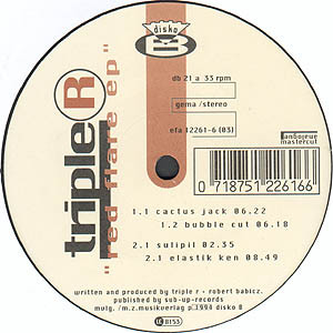 Triple R - Red Flare EP | Disko B (db 21)